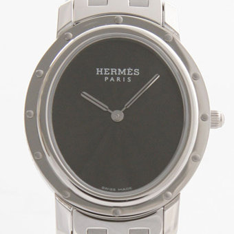 HERMES エルメス レプリカ クリッパー CO1.510.330/3788 オーバル ブラック レディース